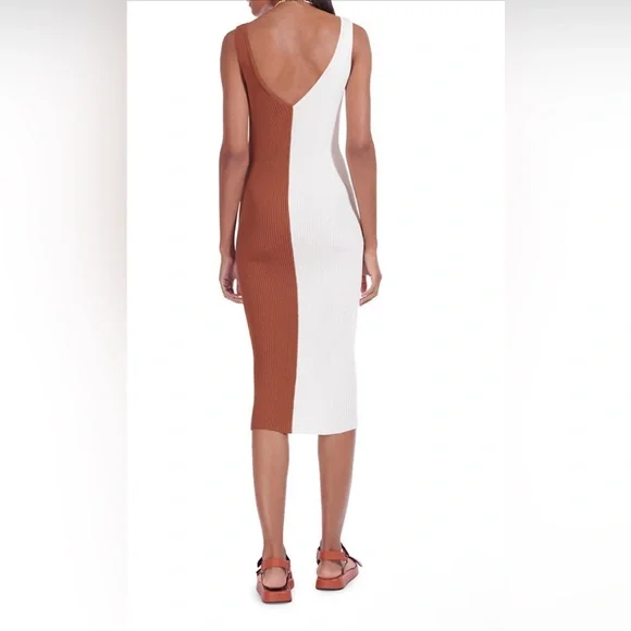 STAUD Dana Colorblock Dress